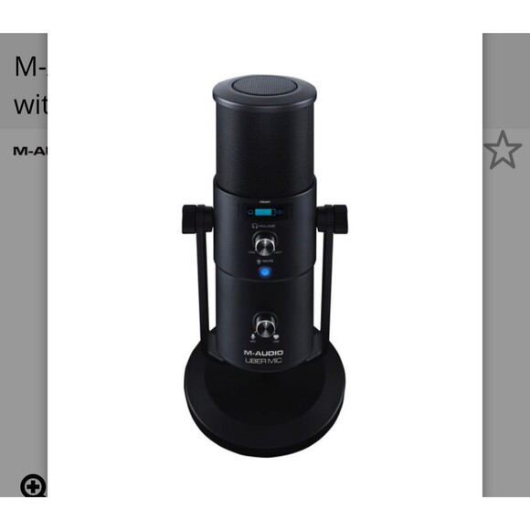 M-Audio Uber Mic USB Microphone with Headphone Output - Picture 3 of 8